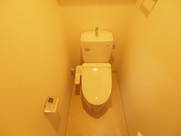 神戸市中央区下山手通９丁目の賃貸マンションのトイレ
