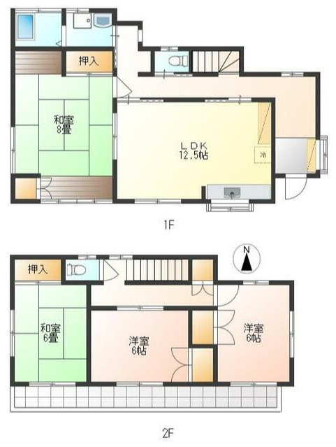 寿町二丁目貸家の間取り