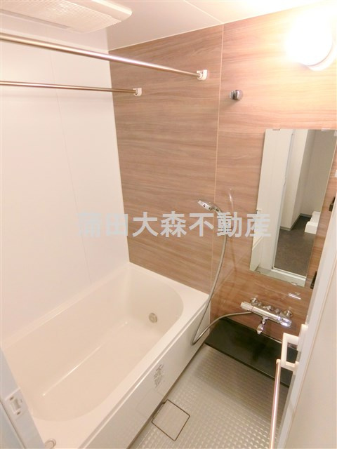 プライマル西蒲田の浴室|追焚+浴室乾燥機付きのバスルーム　お風呂