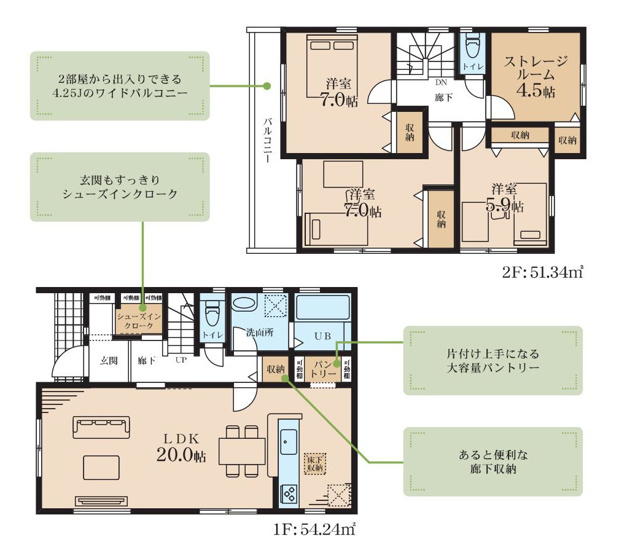 【間取り】 | 新築戸建の3LDKは、人気の間取りとなるため、数多くの物件を取り揃えています。広いリビングルームは、家族だけでなく、知人を呼んでの食事会にも対応可能です。3部屋あるので、子供部屋にすることも可能です。