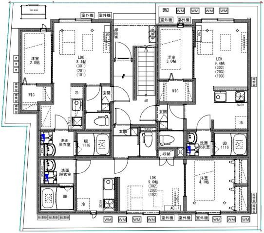 KEIAI RESIDENCE 淵野辺Ⅲの間取り