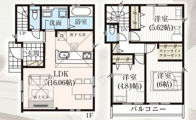 【間取り】 | 新築戸建の3LDKは、人気の間取りとなるため、数多くの物件を取り揃えています。広いリビングルームは、家族だけでなく、知人を呼んでの食事会にも対応可能です。3部屋あるので、子供部屋にすることも可能です。