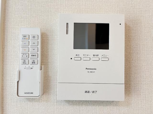 つくば市高野新築アパート（仮のセキュリティ|カメラ付インターホン（イメージ）