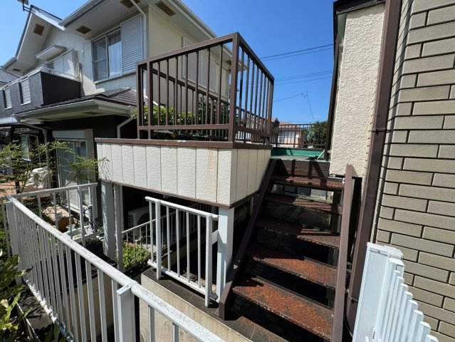 -三丁目不動産-　小川町東小川6丁目　平成4年築のバルコニー
