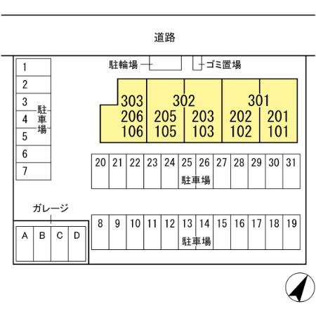 Royal East（ロイヤル イースト）の区画図