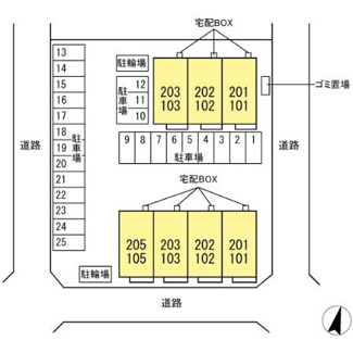 【区画図】 | Spinel(スピネル) B棟