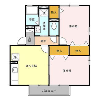 【間取り】 | リビングタウン松代 ＡＢＣＤＥ
