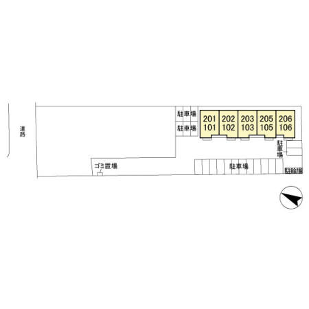 KESHIKIの区画図