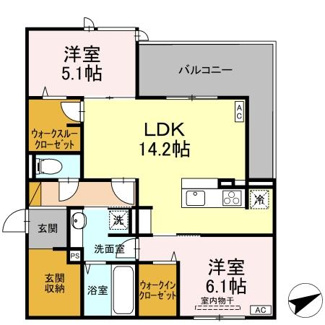 【間取り】 | D's LIEN (ディ-ズリアン) C