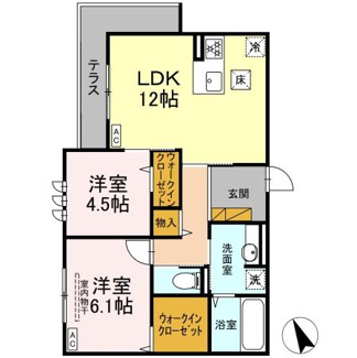 【間取り】 | D's LIEN (ディ-ズリアン) D