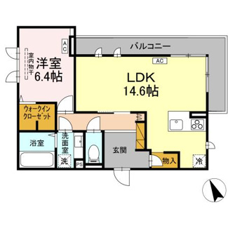 【間取り】 | D's LIEN (ディ-ズリアン) E