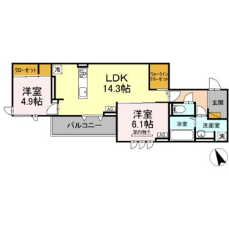 【間取り】 | D's LIEN (ディ-ズリアン) A