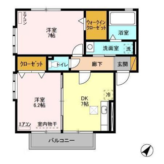 【間取り】 | シャルマン ＡＢＣＤ
