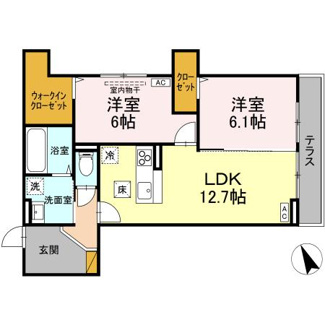 【間取り】 | D's LIEN (ディ-ズリアン) A