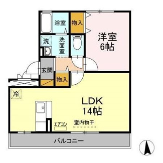 【間取り】 | ラ ルーナ Ｂ
