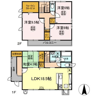 【間取り】 | スマ・エコ シティつくば研究学園戸建て