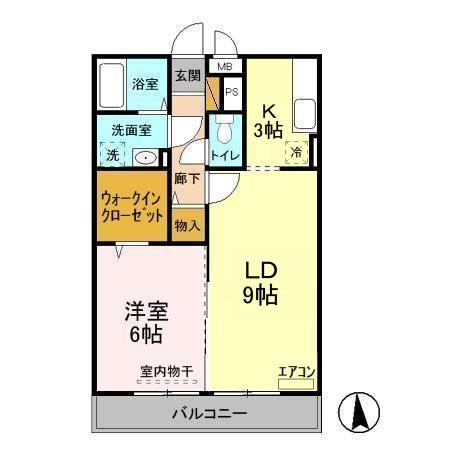 エミネンスＭ Bの間取り