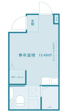 ハーモニーテラス千川の間取り|間取りです。