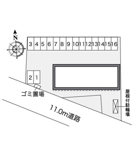 【区画図】 | レオパレスアンジュB