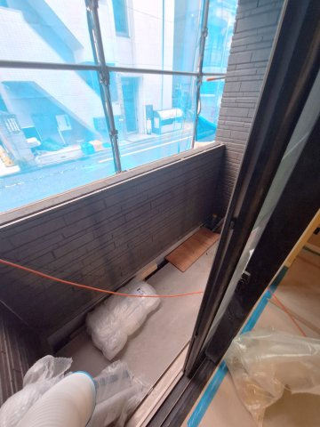 オストリカ井荻のバルコニー|バルコニー（建築中）