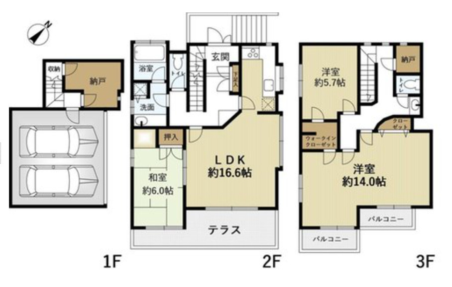 灘区篠原本町３丁目の間取り
