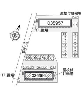 【区画図】 | レオパレス向山Ⅱ