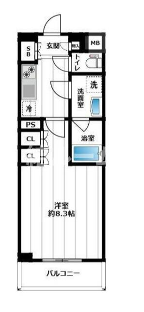 板橋区小茂根４丁目の賃貸マンションの間取り