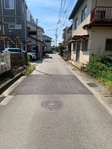 網干区余子浜O売地の前面道路含む現地写真