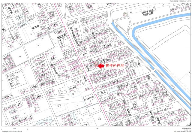 網干店舗併用住宅の地図