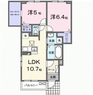 【間取り】 | ポルトⅡ | 間取図