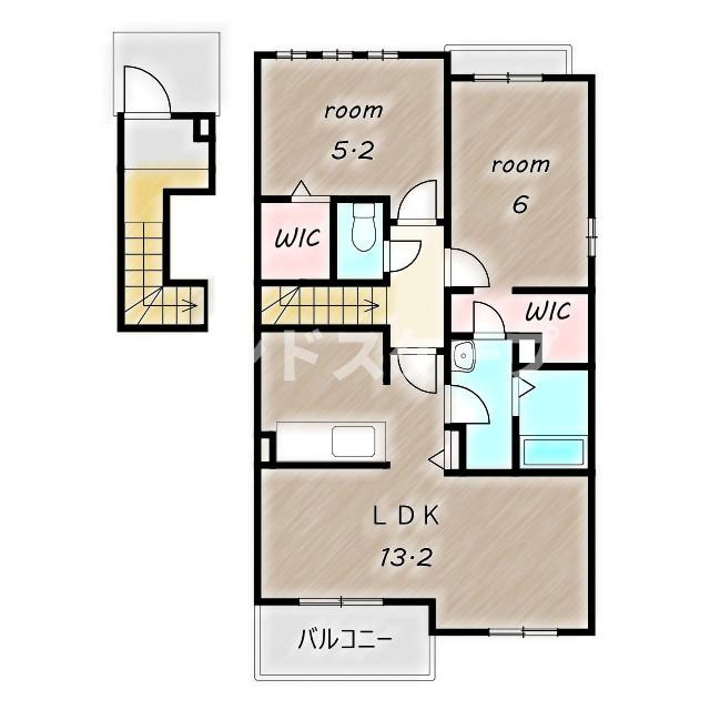 サンエアリーＢの間取り|高崎、前橋のお部屋探しはエンドスケープまで！お客様の理想お聞かせ下さい♪