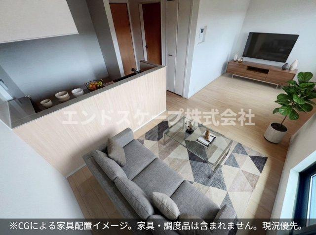 サンエアリーＢの居間・リビング|高崎、前橋のお部屋探しはエンドスケープまで！お客様の理想お聞かせ下さい♪