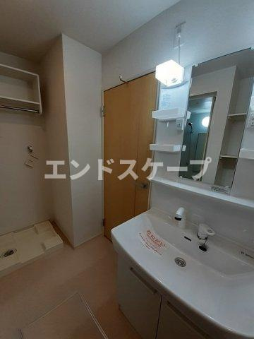 サンエアリーＢの洗面所|高崎、前橋のお部屋探しはエンドスケープまで！お客様の理想お聞かせ下さい♪