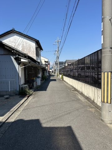 売土地　和泉市池田下町の前面道路含む現地写真