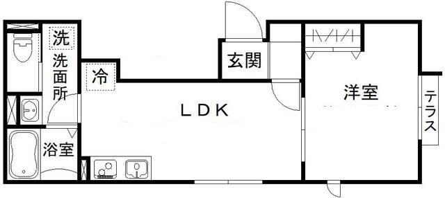 ヒルトップテラス大井町の間取り|間取りです。