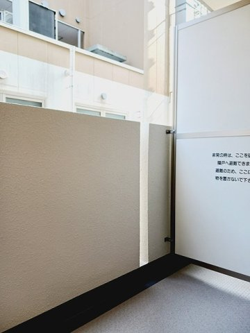 ライズ脇田町　Ｂ館のバルコニー
