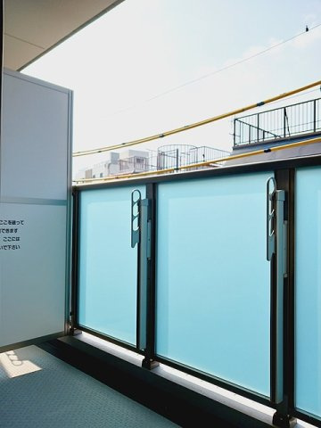 ライズ脇田町　Ｂ館のバルコニー