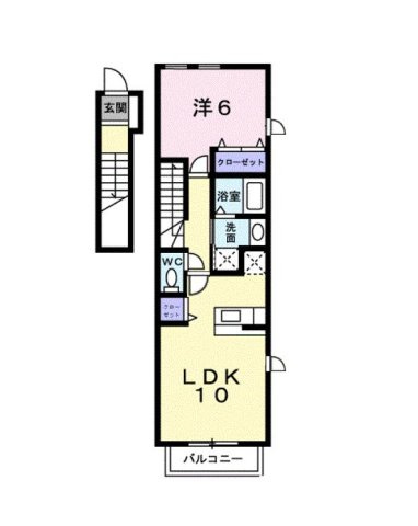 サンパティークⅢの間取り