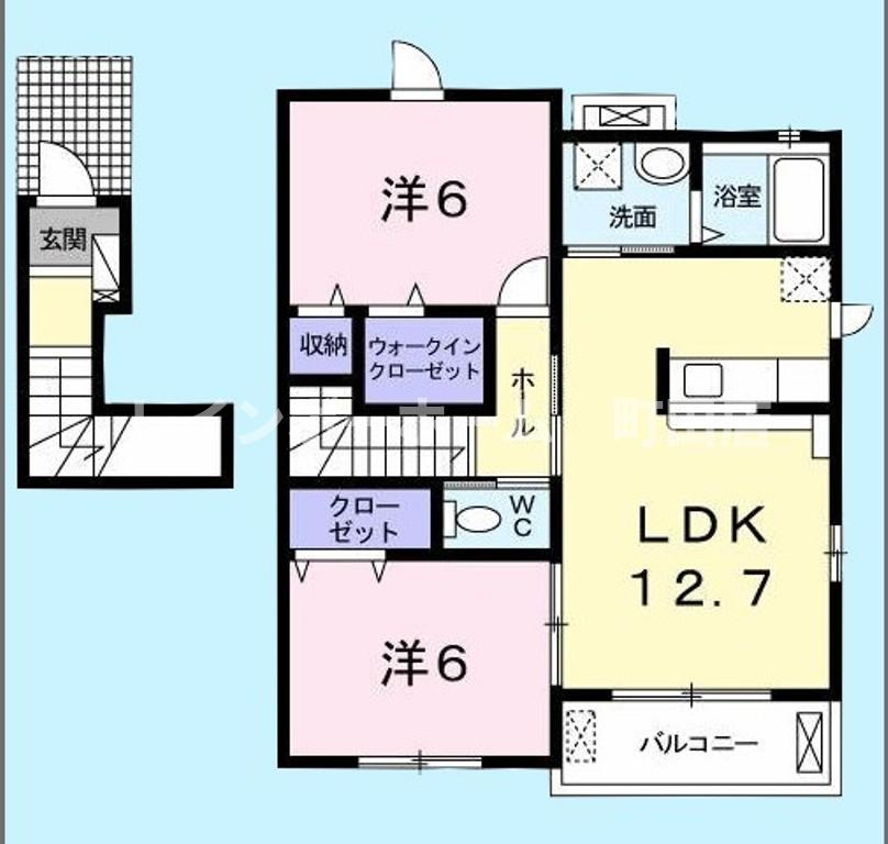 Ｐａｒｋ　Ｈｏｕｓｅ※初期費用分割あと払いサービス利用可能物件の間取り