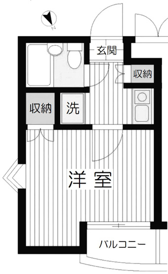 【間取り】 | プレール椎名町　15654