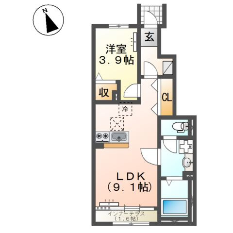 フェイジョアＤ（仮）の間取り