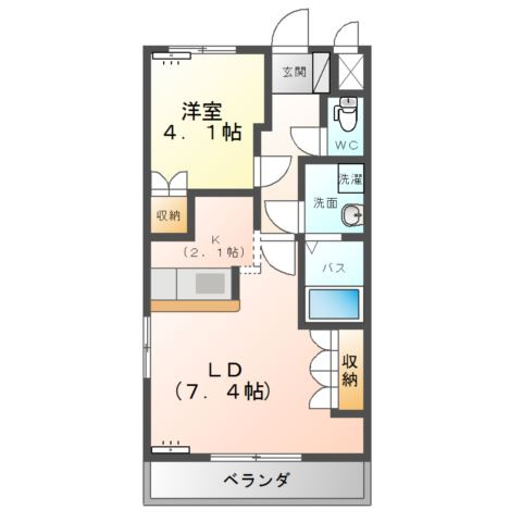 メゾンアイリスの間取り