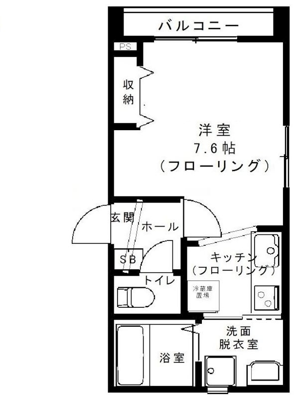 カームコートSAI    の間取り|間取りです。
