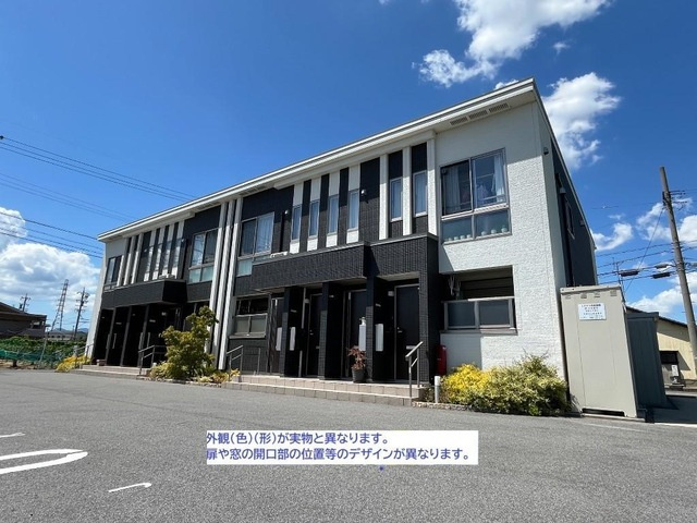 （仮）土浦市乙戸新築アパートの外観|建築中