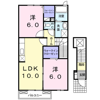 【間取り】 | ヴィラ・プラシード | 間取図