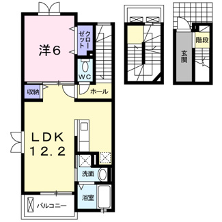 【間取り】 | エムズ　サニーガーデンⅤ | 間取図