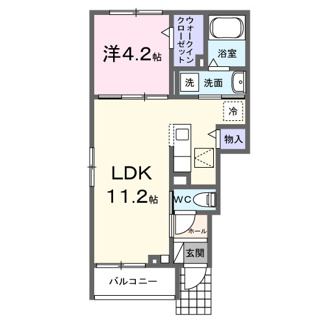 【間取り】 | ラフレシールⅡ | 間取図