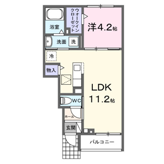 【間取り】 | ラフレシールⅡ | 間取図