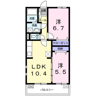【間取り】 | ガーデン　ヴィオラ | 間取図