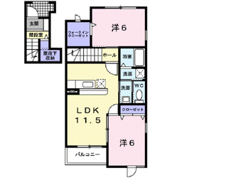 【間取り】 | ラフィナート・パレＢ | 間取図
